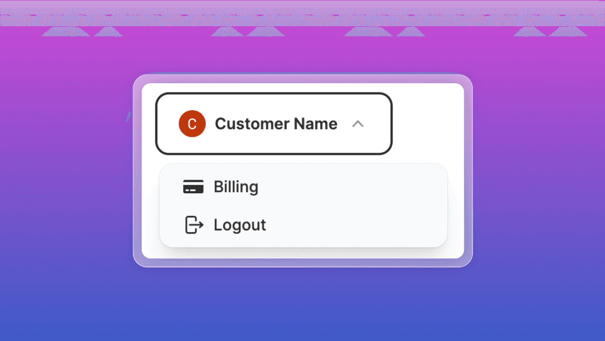 a testimonials component variant with custom media